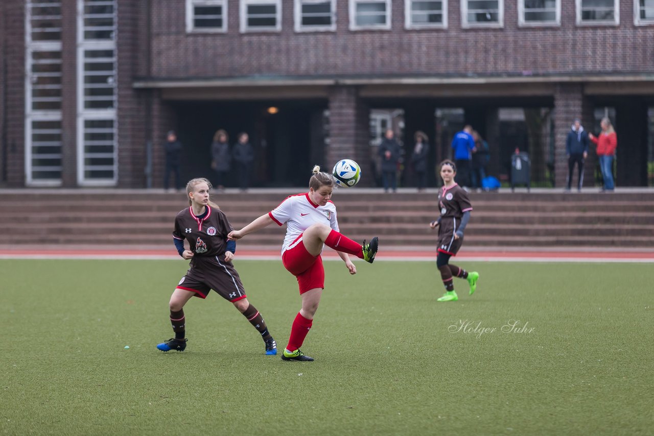 Bild 285 - B-Juniorinnen Walddoerfer - St.Pauli : Ergebnis: 4:1